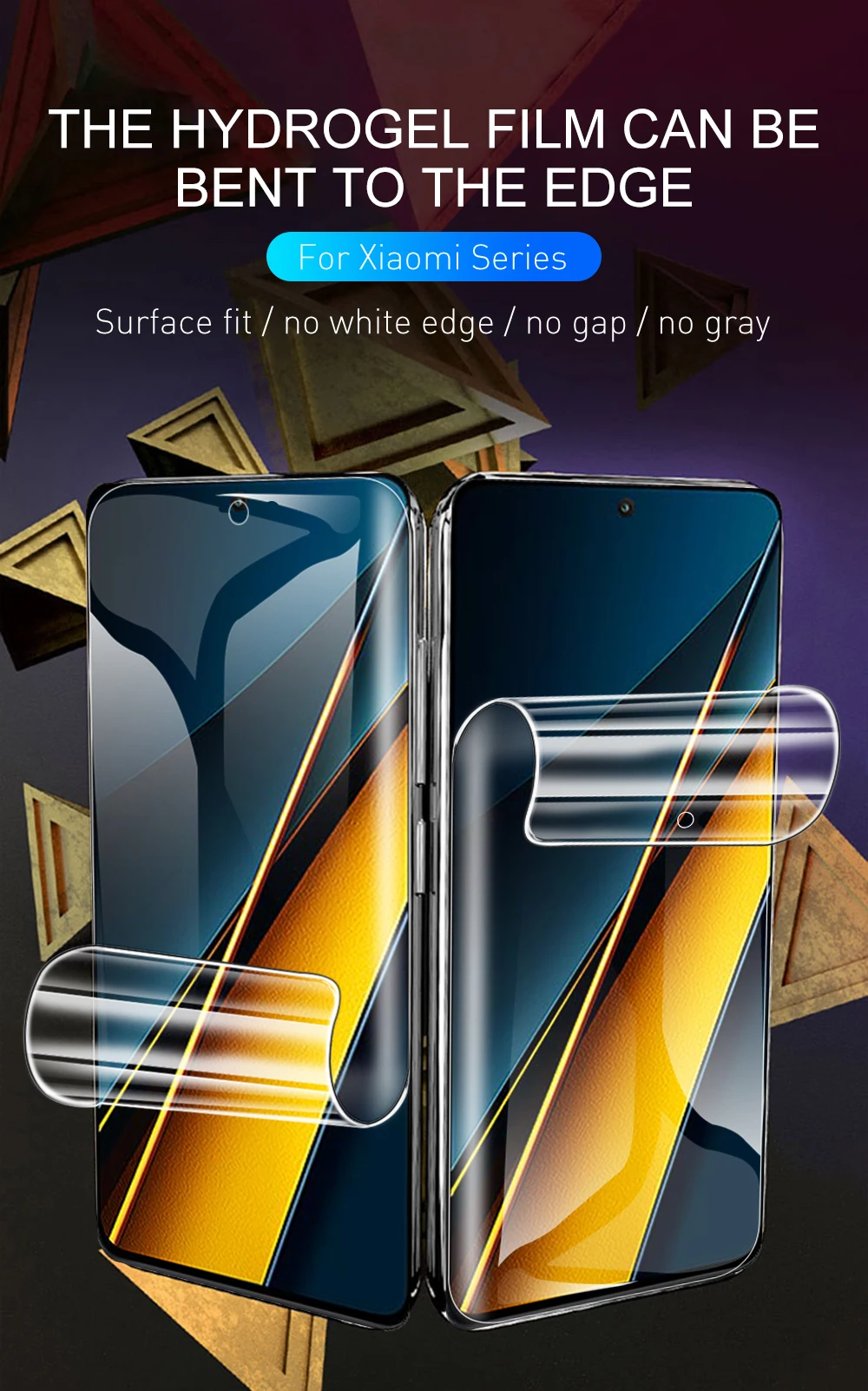 2in1 For Xiaomi Poco X6 Pro Camera Lens Protective Glass pocophone X6pro HD protective Film X 6pro 6.67 inches hydrogel film image 6