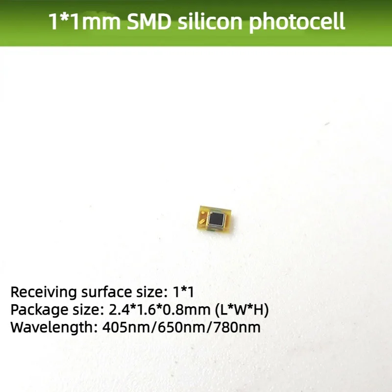 

5Pcs 1*1mm SMD Silicon Photocell, Solar Photodiode Receiver, Photoelectric Light Sensor