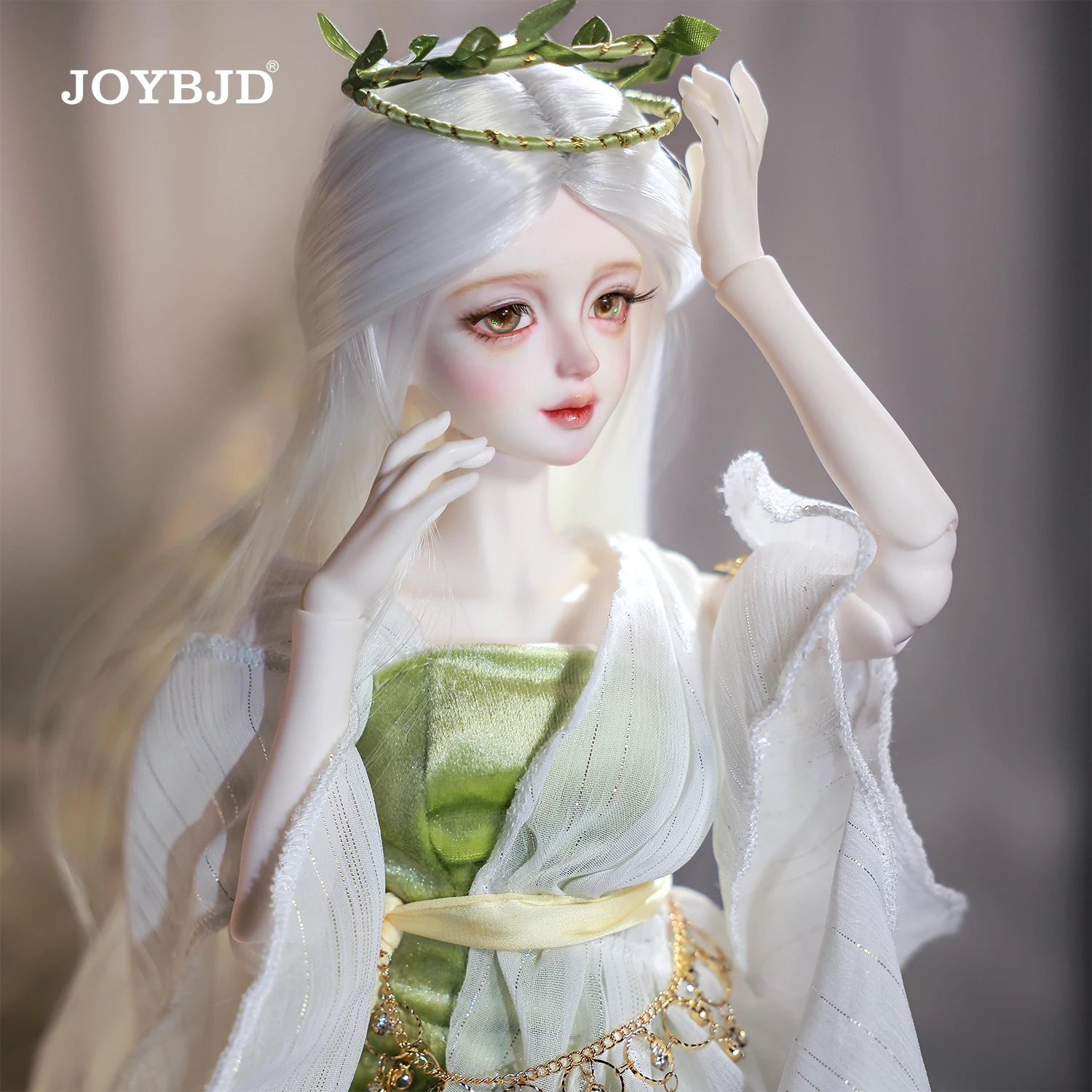 

JOYBJD 1/4 Xuetu BJD Full Set D Greek Mythology Spring Messenger Handmade White Satin Outfit MSD Resin Art Toy Ball Jointed Doll