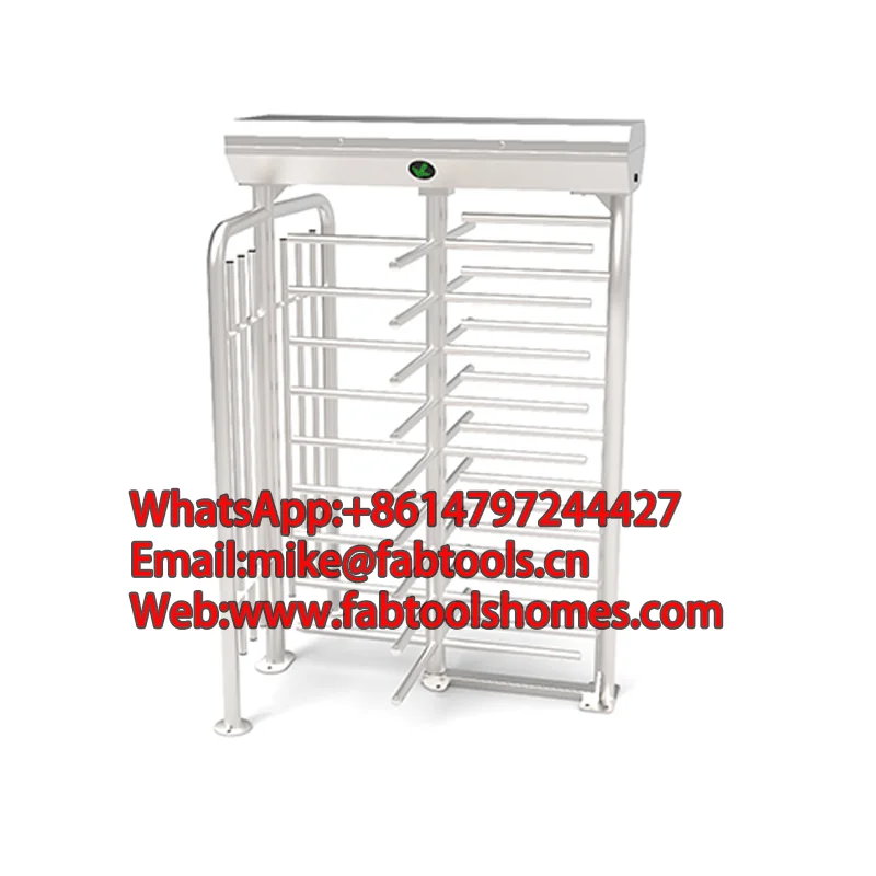 Full Height Turnstile Gate Door Access Control Card Coin Operated Turnstiles for Public Toilets