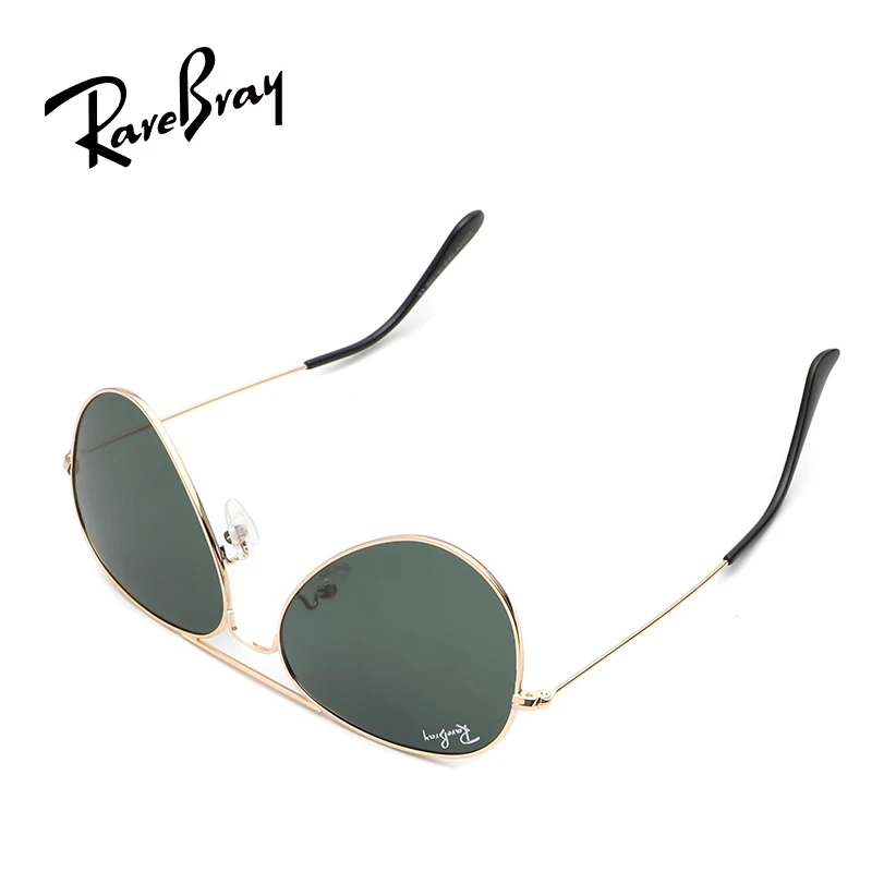 RareBray Klassieke Pilot Zonnebril Mannen UV400 Mode Legering Dunne Frame Bril Rijden Zomer Aviator Mannelijke Vrouwen Zomer Brillen