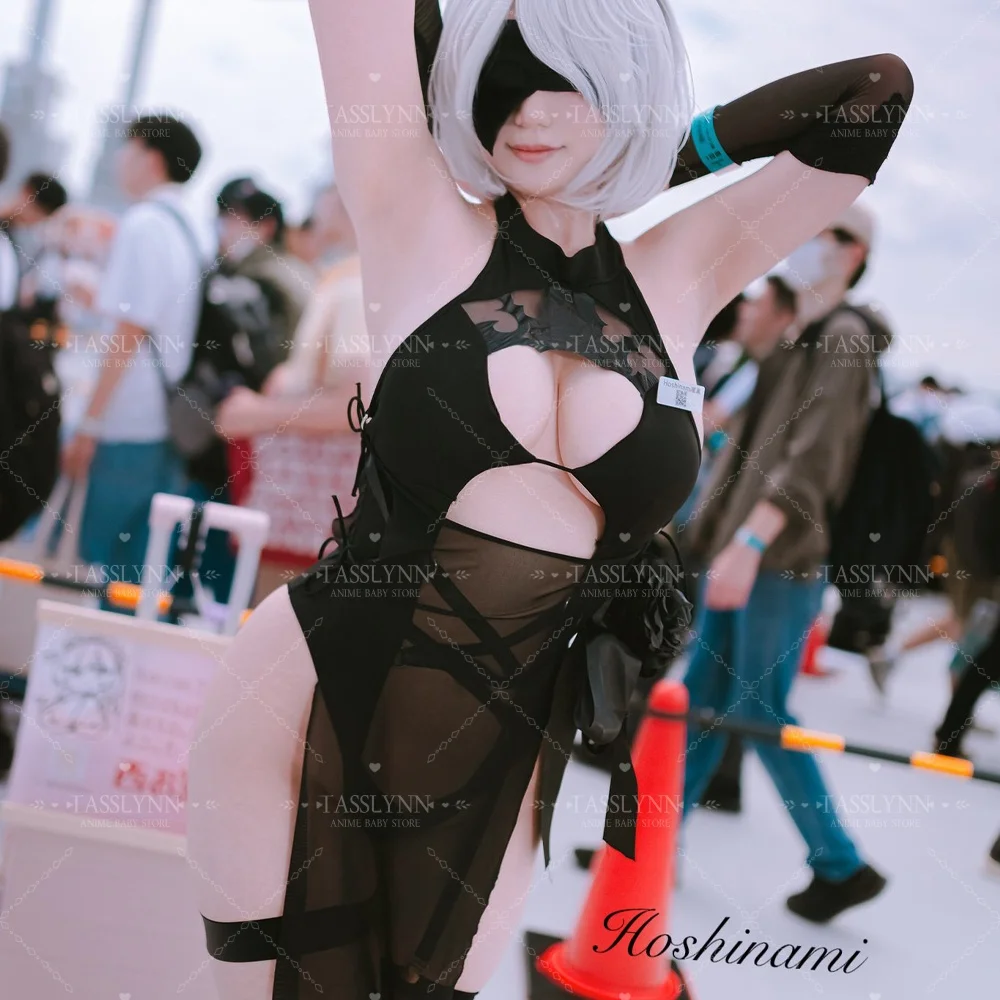

NIKKE YoRHa 2B Cosplay Costume Nier Automata 2B Swimsuit 2b Cheongsam Sexy Lingerie Christmas Dress for Women Halloween Costumes