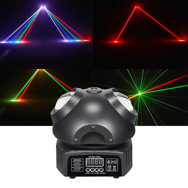 Dj Stage Light 36W LED Stage Mini Laser Beam Moving Head Effect Light DMX512 Control for Bar Disco Wedding