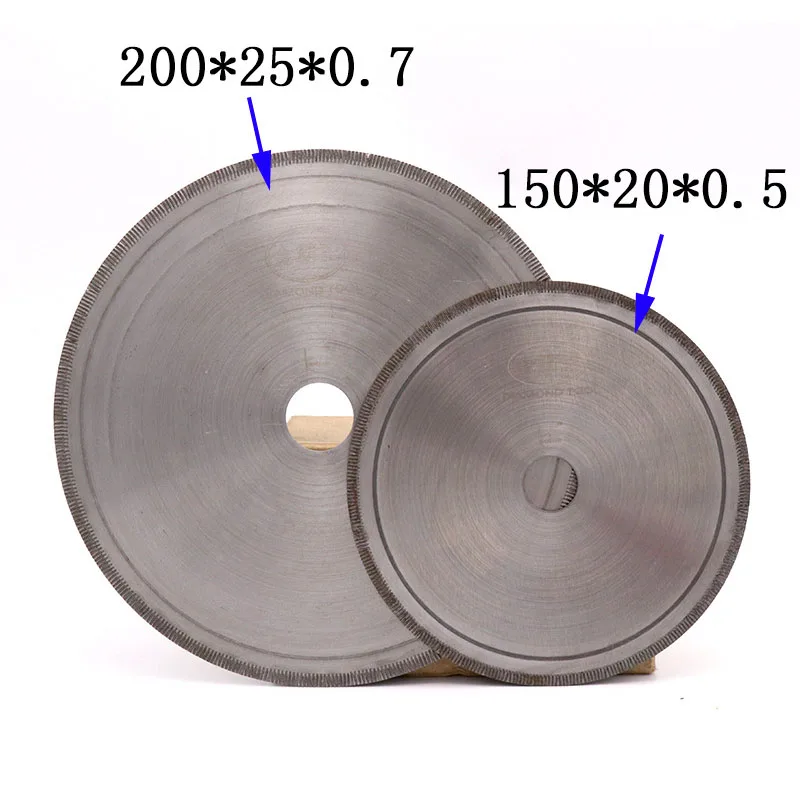 4-10 Inch Diamond Circular Saw Blade Straight Tooth Cutting Disc For Jade Emerald Glass Gems Stone Crystal Agate Polishing Tools
