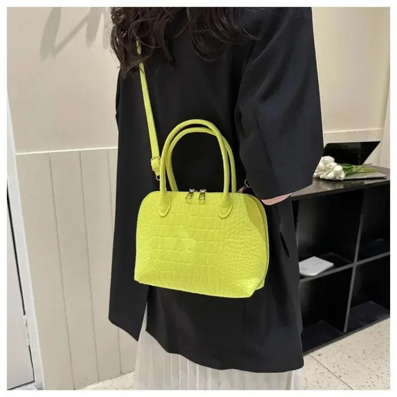 Leisure Commuter Crossbody Bag for Women Shell Bag 2024 Spring New Fashion Simple Handbag Shoulder Bag Women Purse Сумка Женская