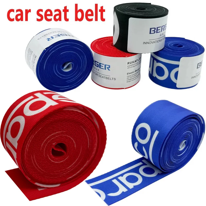 2pcs Racing Seat Belt Universal Nylon Seat Belt Strap Colorful 3.6m Car SeatBelt Webbing Lap Retractable Safety Strap Car Modify