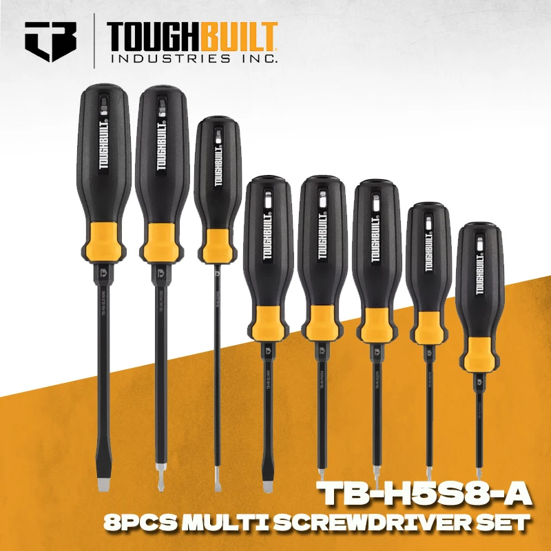 toughbuilt-tb-h5s8-a-tournevis-magnetiques-a-poignee-en-materiau-ensemble-de-8-pieces-jeu-de-tournevis-multifonctions