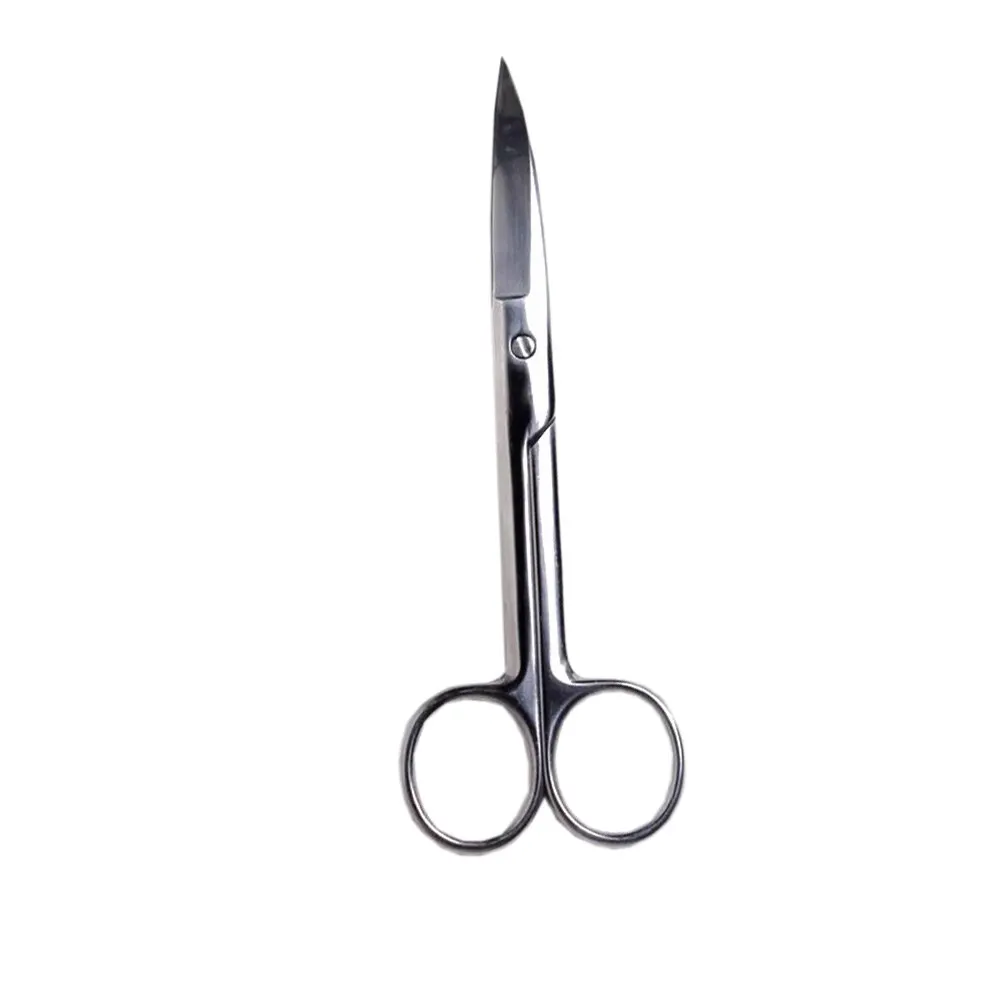 

14Cm Eyelid Tape Scissors Stainless Steel Precision Curved Tip for Makeup Eyebrows False Lashes Trimming Portable Tools