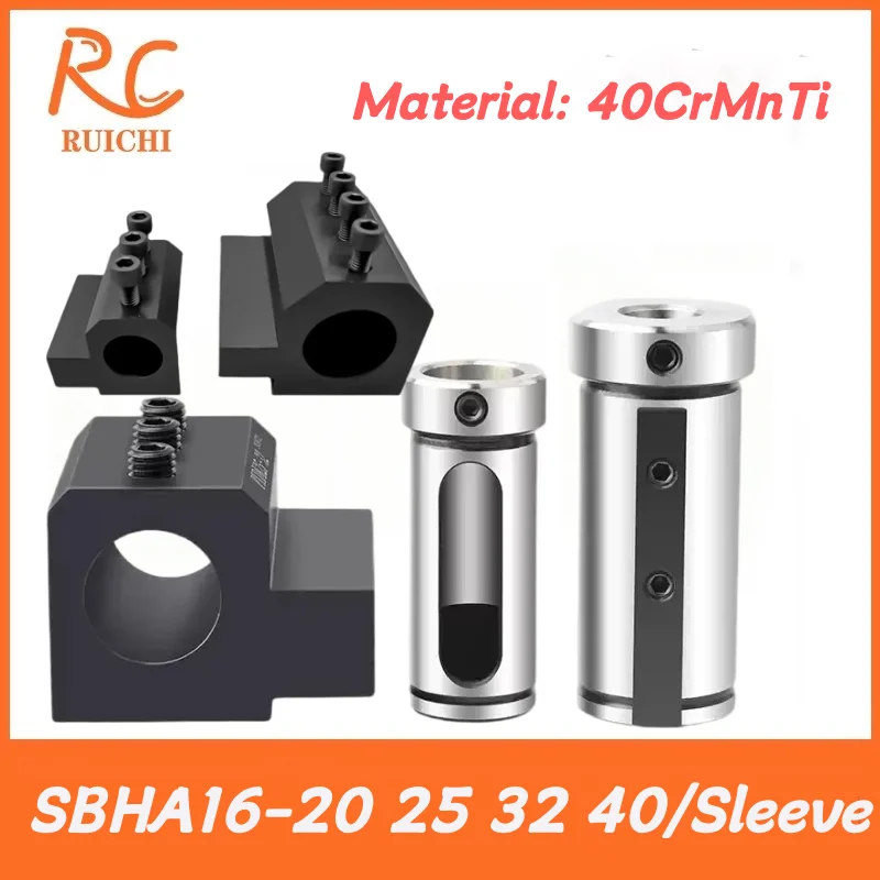 SBHA16-20 SBHA32-40 Lathe Inner Diameter Auxiliary Tool Mechanical Lathe Sleeve D16 D20 D25 D32 D40 D50 Lathe Guide Sleeves