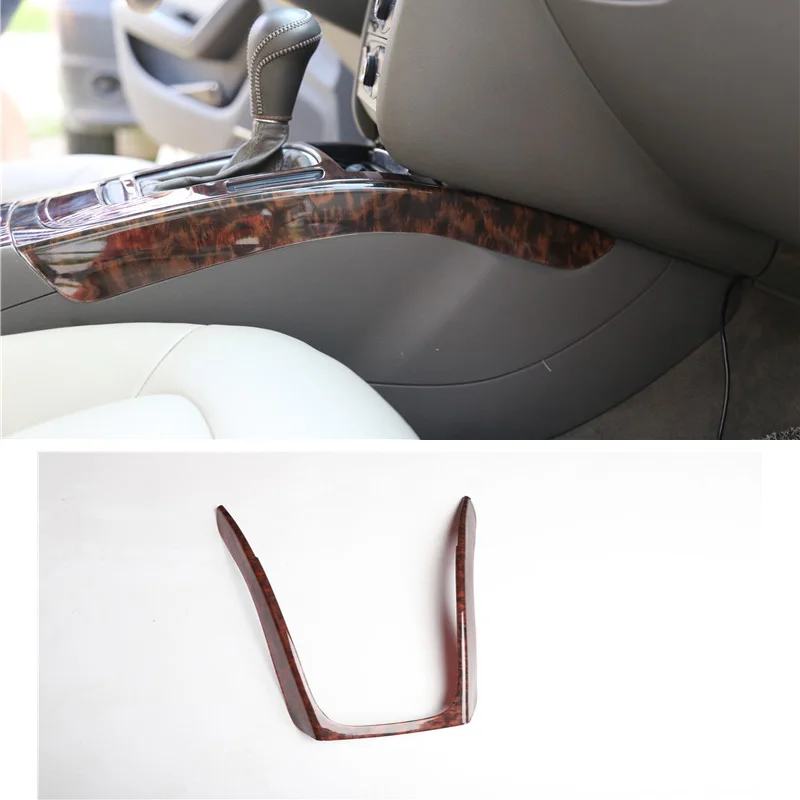 For Audi A4 B8 A5 2009-2016 ABS Carbon Fiber Center Interior Console Gear Shift Frame Decoration Cover Trim Car Accessories - view 5
