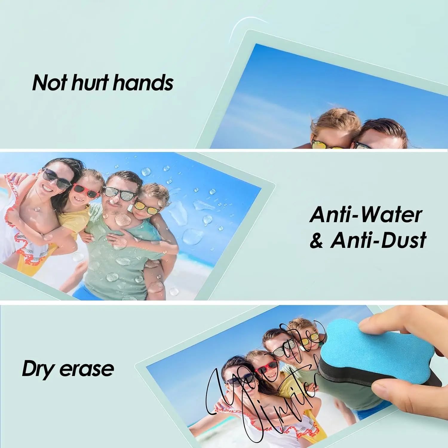 Self Adhesive Laminating Sheets 5.5x7.5, 10-Pack, 10 Mil, No Heat Needed for Photos, Clear Self Sealing Pouches, No Laminator