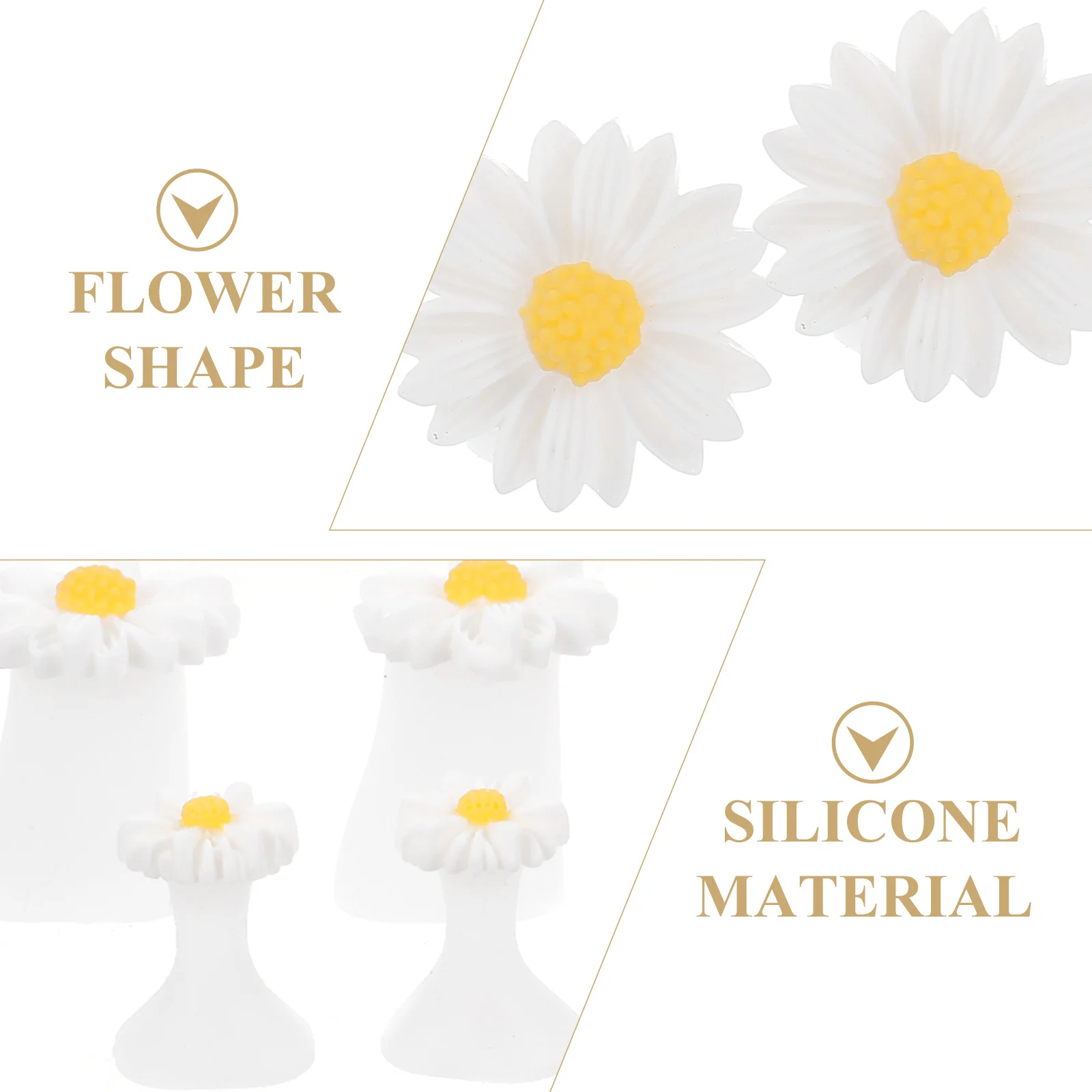 

Silicone Toe Separators Pedicure Spacers Nail Art Foot Dividers Women Comfortable Daisy Non Smearing Tool Accessories