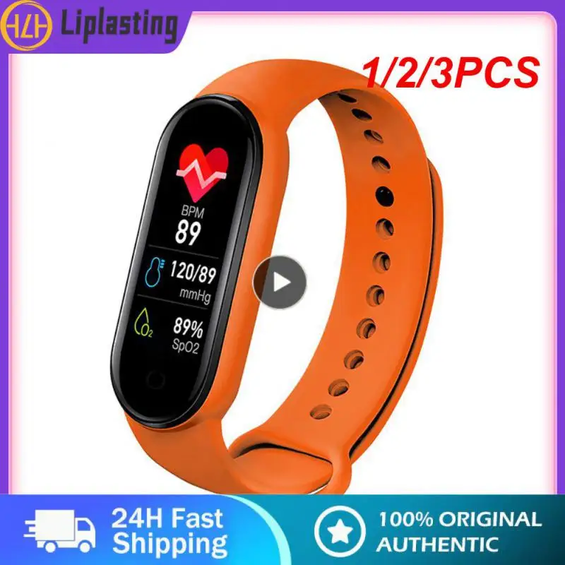 1/2/3PCS Smart Watch Men Women Fitness Sports Pedometers Bracelet Smart Band Bluetooth Music Heart Rate Take Pictures Smartwatch