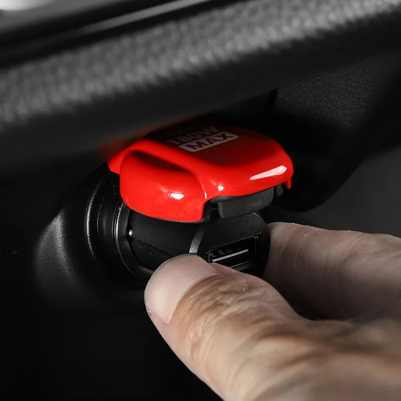 Car Cigarette Lighter Warning Cover Trim For Honda Civic HRV XRV CRV Accord INSPIRE INTEGRA 2022+ Auto Accessories