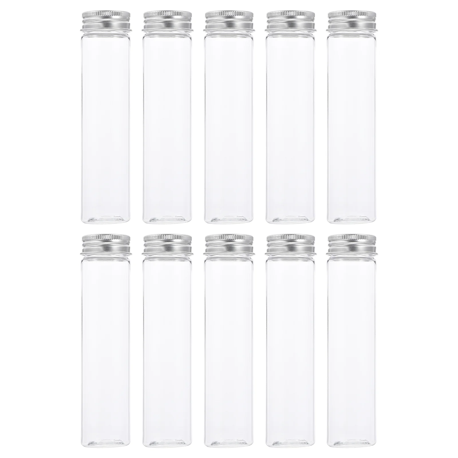 

Tubes Test With Plastic Caps Clear Screw Tube Lids Candy Plants For Bath Salt Favor Party Cap Organizer Small Bottles Tubing