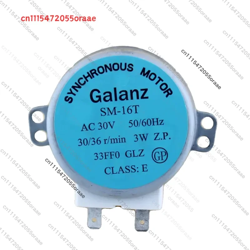 Suitable for Microwave Oven Synchronous Motor SM-16T Lightwave Oven Stirring Motor 30V Flat Shaft