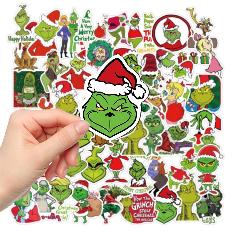 50 pz pumpish the Grinch Anime Sticker valigia Water Cup cancelleria cellulare auto Scooter Laptop frigorifero decorazione Sticker