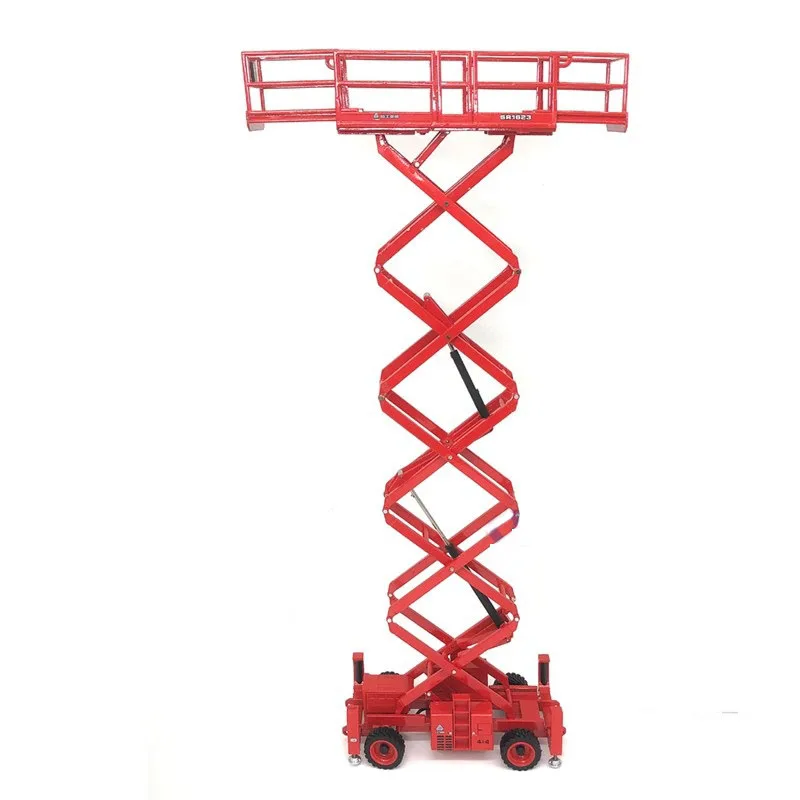 Diecast 1:40 Scale LGMG Self-propelled Scissor Type Aerial Work Platform Alloy Engineering Elevator Model Collection