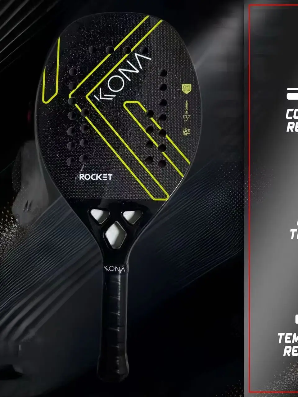 Carbon paddle racket, strandpadelbal racket, strand paddle racket China