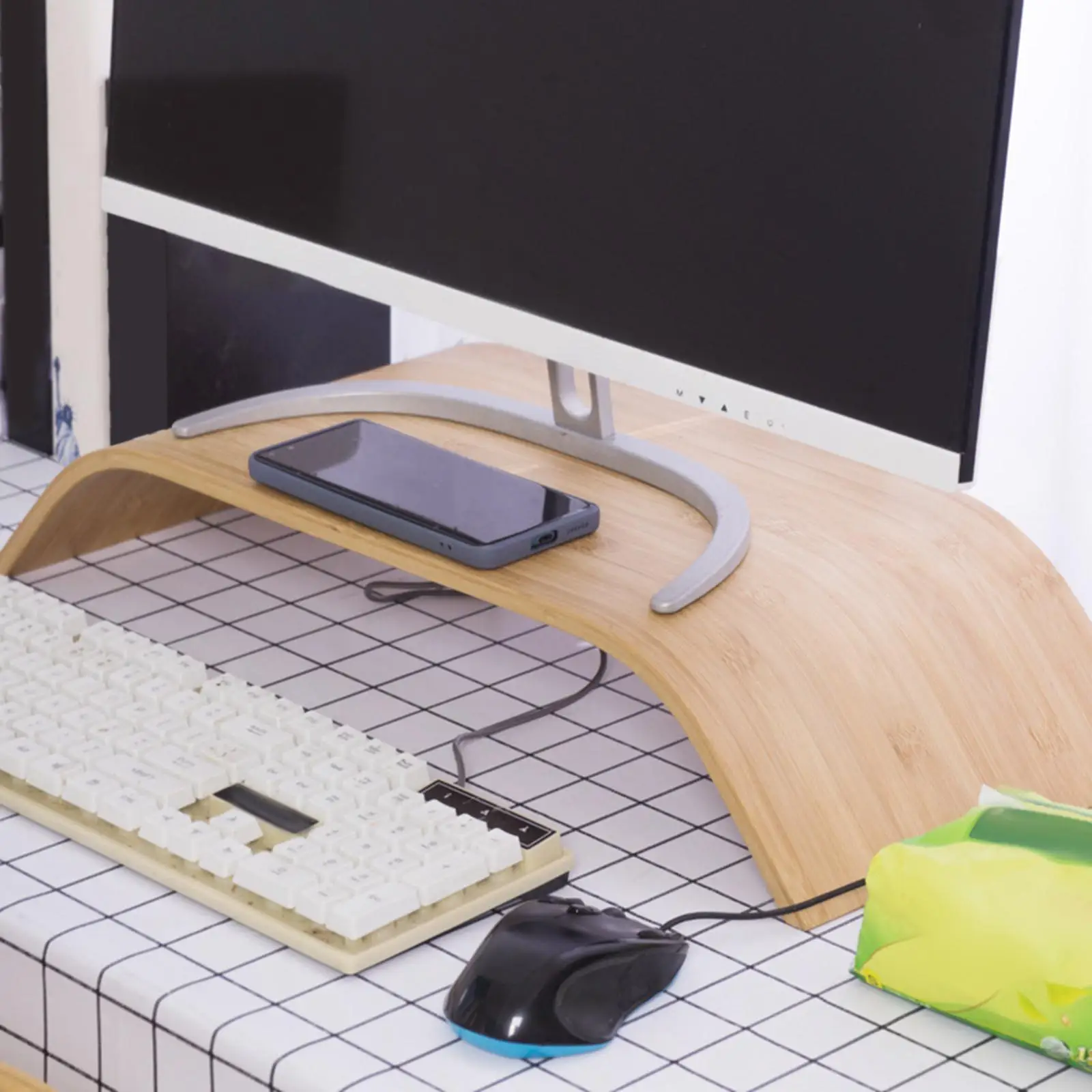 Bamboo monitor Stand - Cartoka