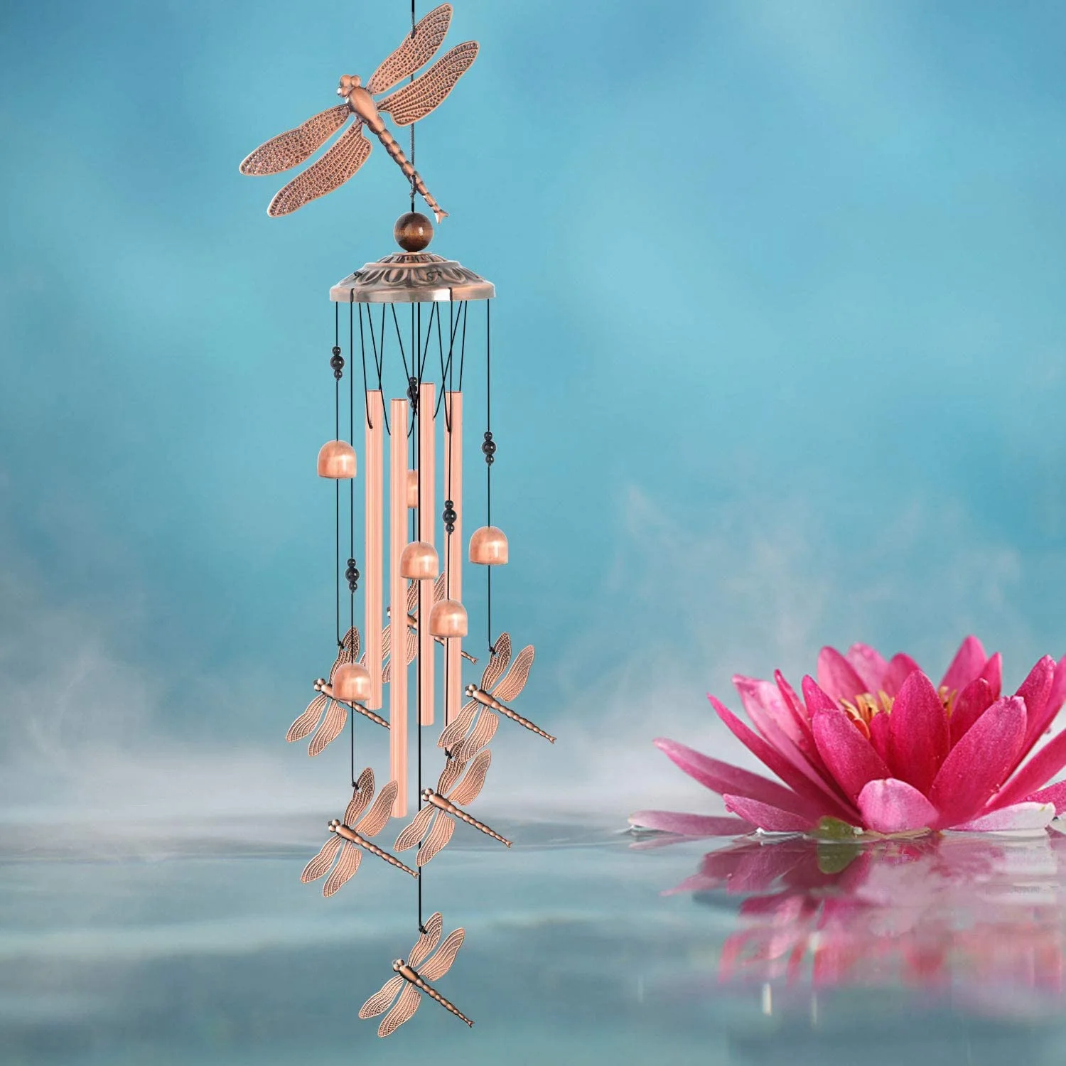 HOT-Dragonfly Wind Chimes Wind Chime Sympathy Wind Chimes Outdoor Gifts For Mom Gift Windchime Garden Windchimes Decorations