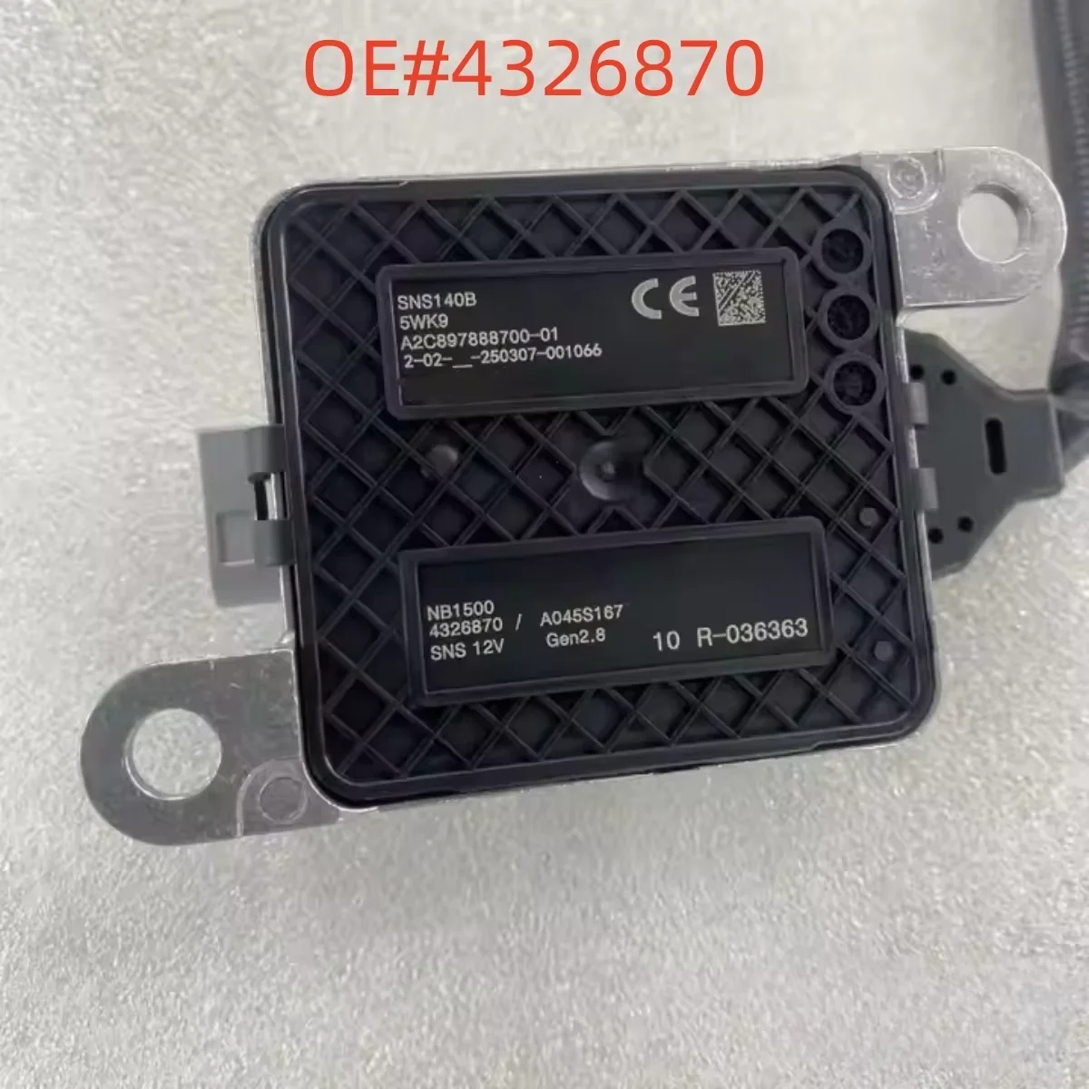 

High quality New 4326870 5WK96740B Nitrogen Oxide Sensor Nox Sensor for Cummins 2013-18 11.9L 15L ISX15