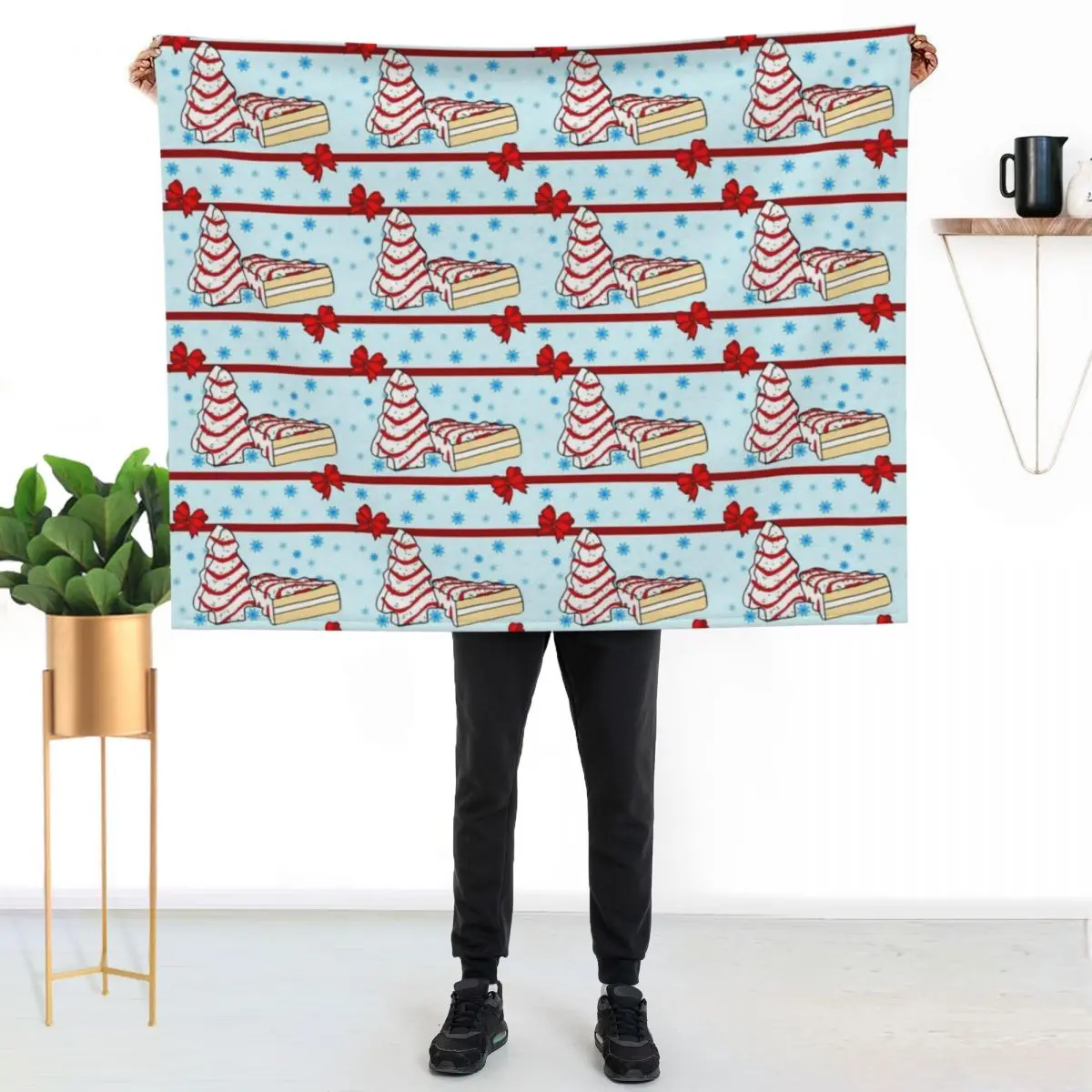 Little Debbie Christmas Cakes Throw Blanket decorative Soft Big Soft christmas gifts Thermal Giant Sofa Blankets