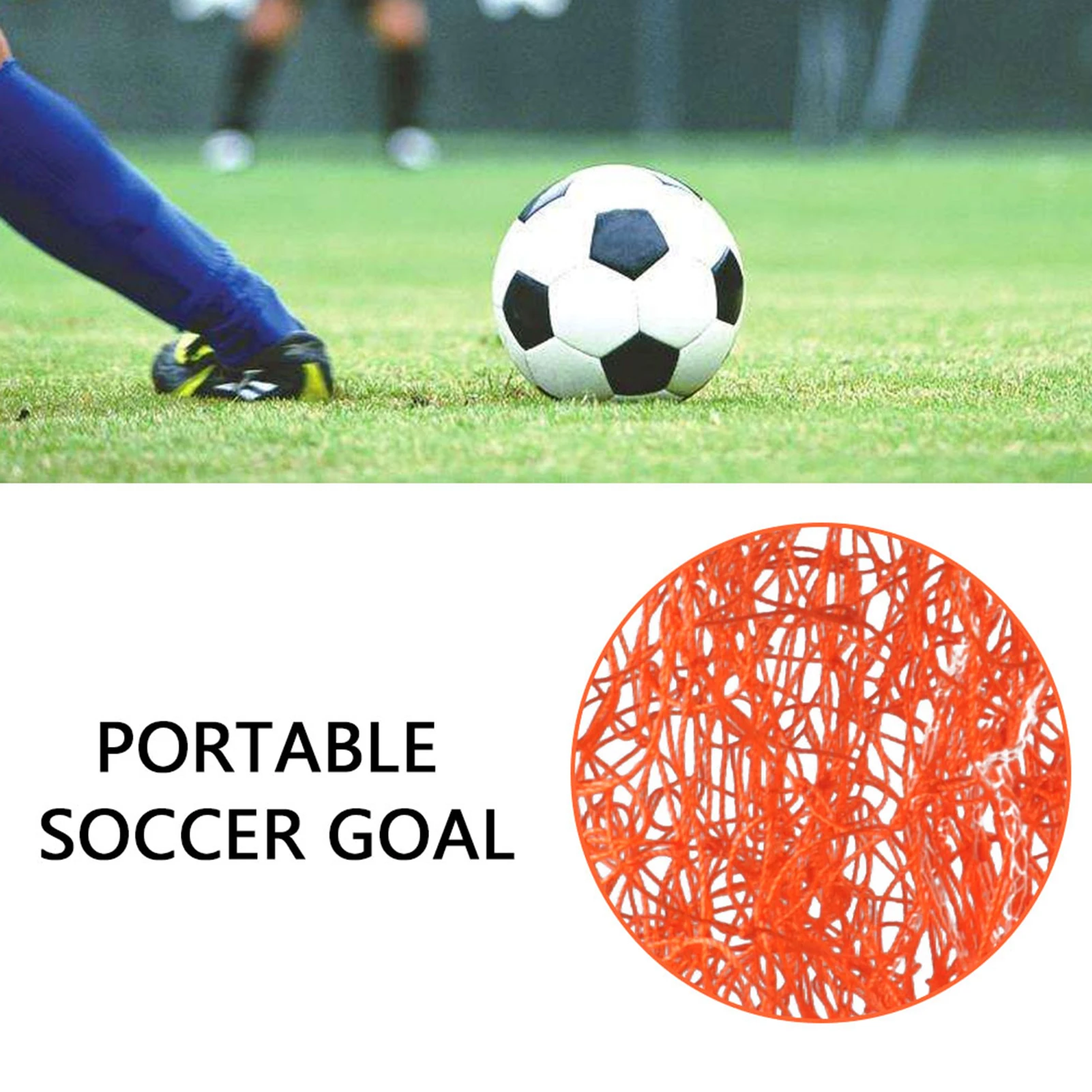 

Soccer Goal Net Soccer Goal Net Soccer Replacement Net Standard Size 10 X 7ft / 18 X 7ft / 24 X 8ft for Feild Soccer Sport Net