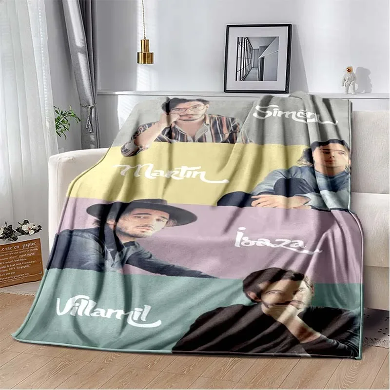 Morat Music Band Printed Flannel Blanket Soft Autumn and Winter Warm Plush Throw Blanket Adult Bedroom Sofa Bed Picnic Blanket