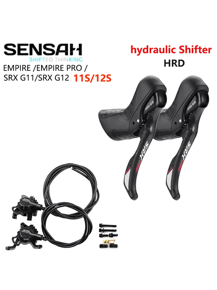 AliExpress SENSAH EMPIRE / EMPIRE PRO / SRX G11 / SRX G12 HRD 2X11S/2X12S/1X11S/1X12S Hydraulic Shifter Road Bike Hydraulic Disc Brake