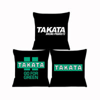 Takata Racing Cushion Cover for Sofa Pillow Case Cover Seat Car Throw 45x45cm Pillowcase For Home Decorative SJ-442