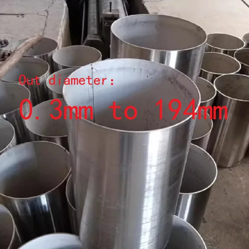 1PC Out Diameter 0.3 1 1.5 2 3 4 5 6 7 8 9 10 11 12 13 14 15 16 17 18 19 20-194mm 304 Stainless Steel Round Tube Metal Pipe