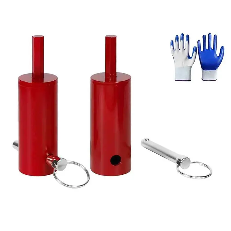 A84E-Turbo-Style Trailer Jack Adapter Tool Drill Functionality, Fits For Cordless Drill, 1 Inch Jack Handle Studs Included