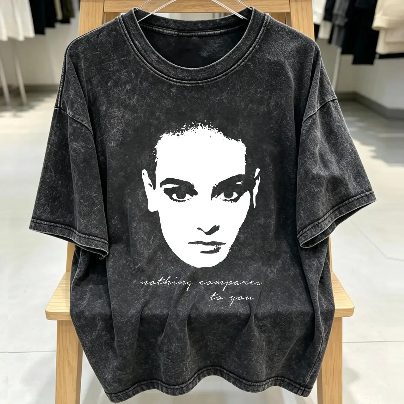 washed T Shirt Face Sinead O'connor Nothing Compares S To 4XL CG280 vintage Washed Unisex Top For Everyday Wear Soft homme