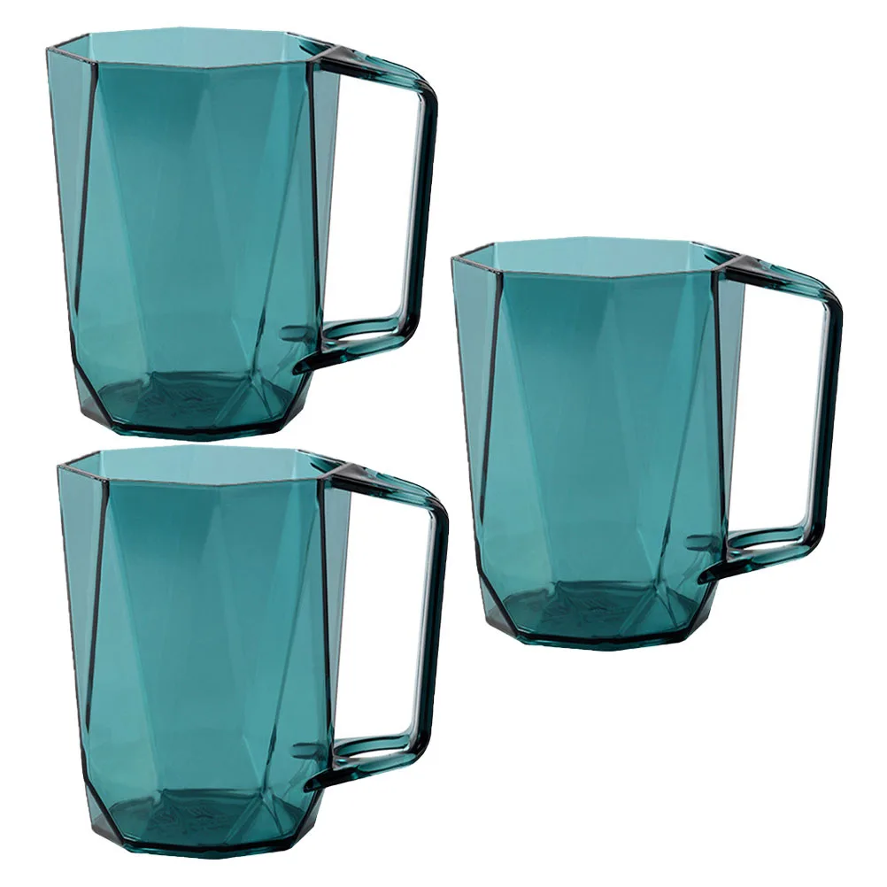 

3Pcs Multi-Purpose Toothbrush Cups Quality Plastic Bathroom Tumbler Rinsing Mugs Portable Travel Holders Tooth Brushing Cups