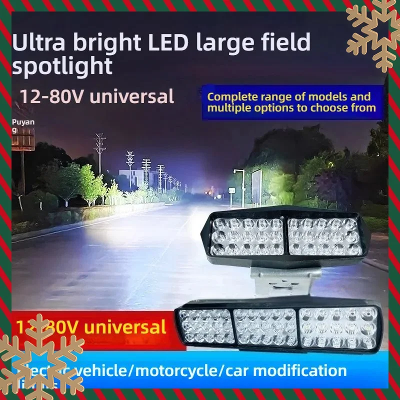 

12W 18W 24W Auto Work Driving Spotlight for 4X4WD Offroad Moto Fog Light Motorcycle Led Light 12V White Car LED Headlight
