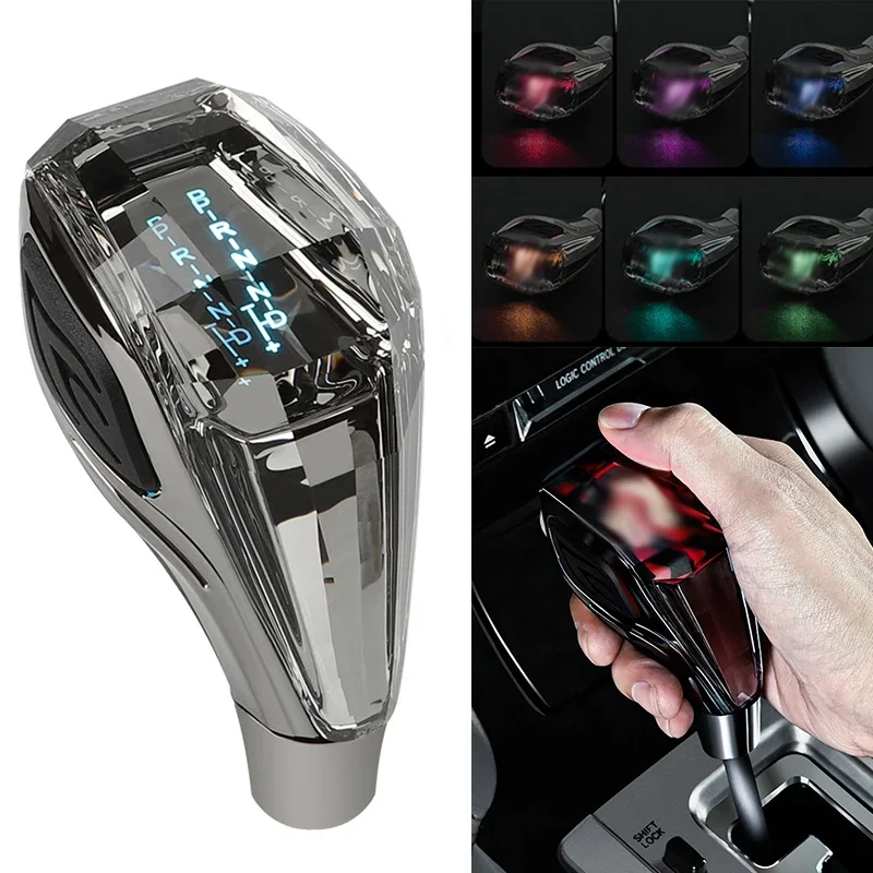 Customized Logo General Motors Crystal LED Shift Knob Touch Activated Illumination LED Light Shift Knob Head Automotive Parts