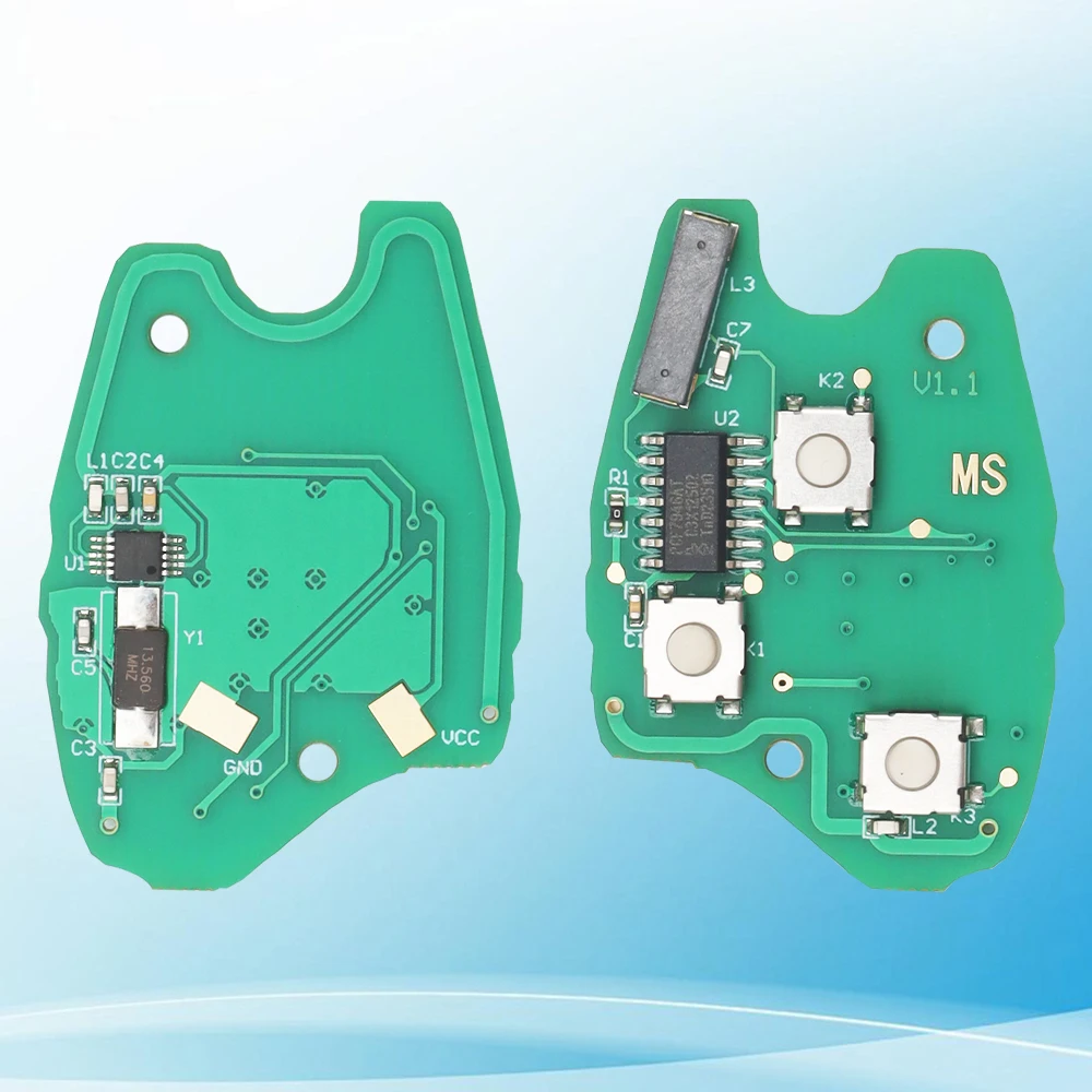 Zz 433MHz 46chip Original PCF7946AT Car Remote Key  For Renault Megane Duster Modus Clio 3 Twingo DACIA Logan Sandero Kangoo view 2