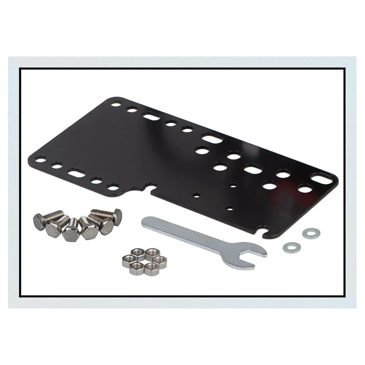 T88C Black Metal SIM Racing Game USB Handbrake Holder Fixed Plate for Hand Brake