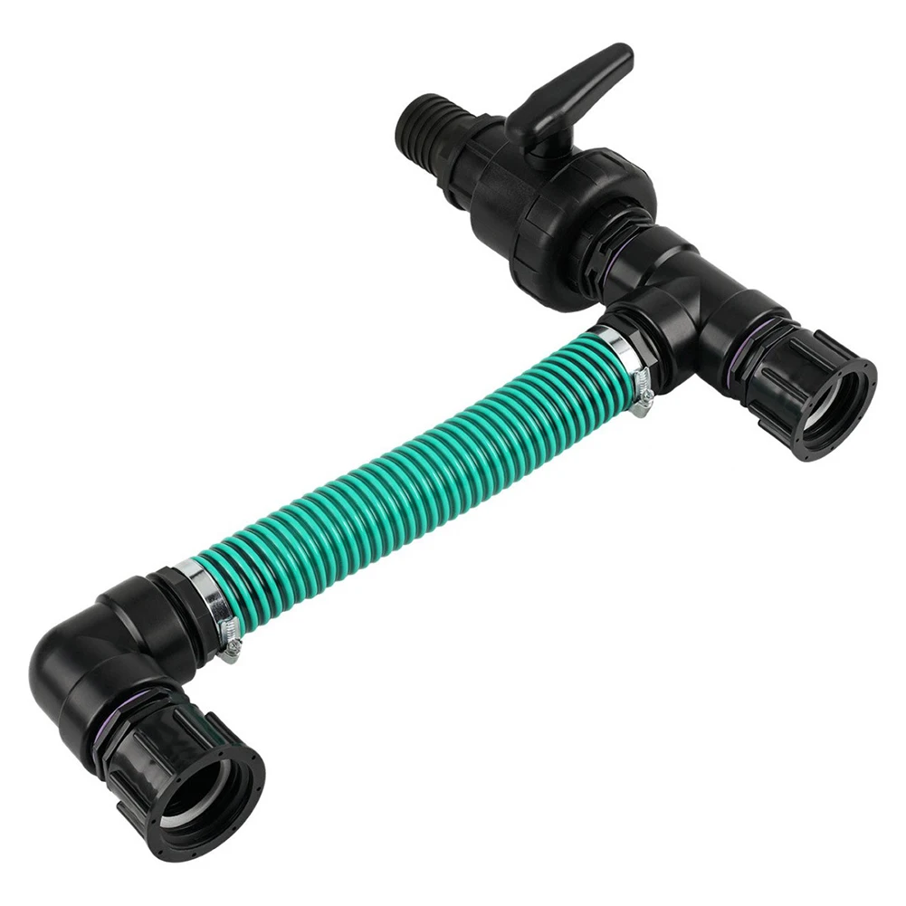IBC Adapter with S60x6 Male Female Thread Configuration for Dual Tank Linking in Water Conservation and Supply Infrastructure