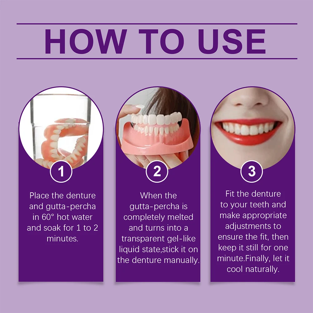 

Силиконовый набор зубных протезов, мягкие зубные протезы, набор вставных зубов, износостойкий силиконовый набор для протезов, мягкий набор для зубных протезов для мужчин и женщин