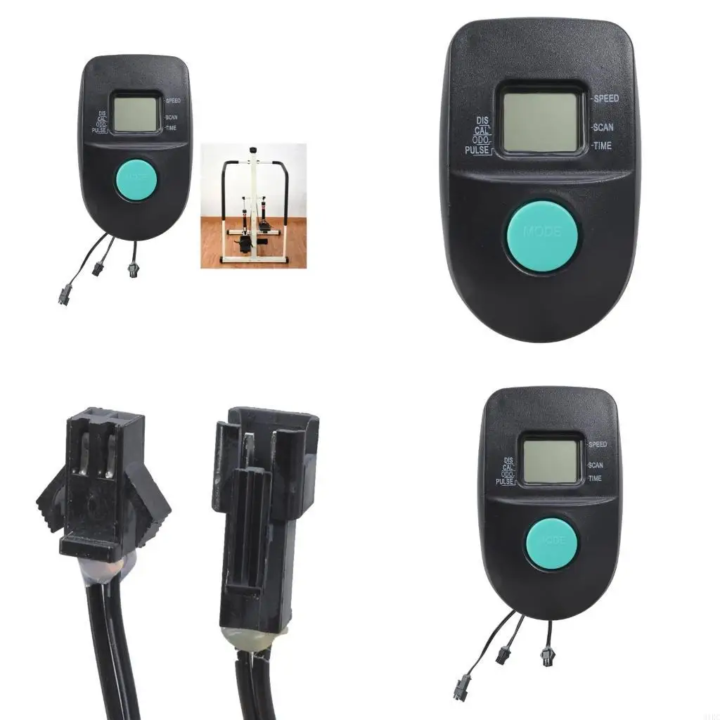  Digital Workout Speedometers for Exercise Bikes Tracks Time Distance Calories