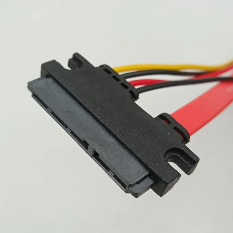 SATA 7+15 do SATA 7-pinowy kabel zasilający do transmisji danych Zintegrowana linia Mały 4-pinowy kabel SATA z odwróconym zginaniem XH2.54 — zdjęcie produktu 5