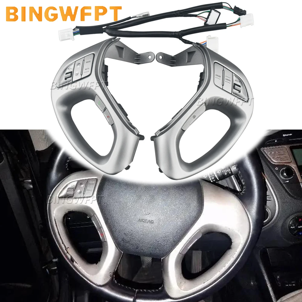 

FOR HYUNDAI IX35\TUCSON 2009-2015 Steering wheel audio control switch cruise control switch 96700-2S400SAS 96700-2S100SAS