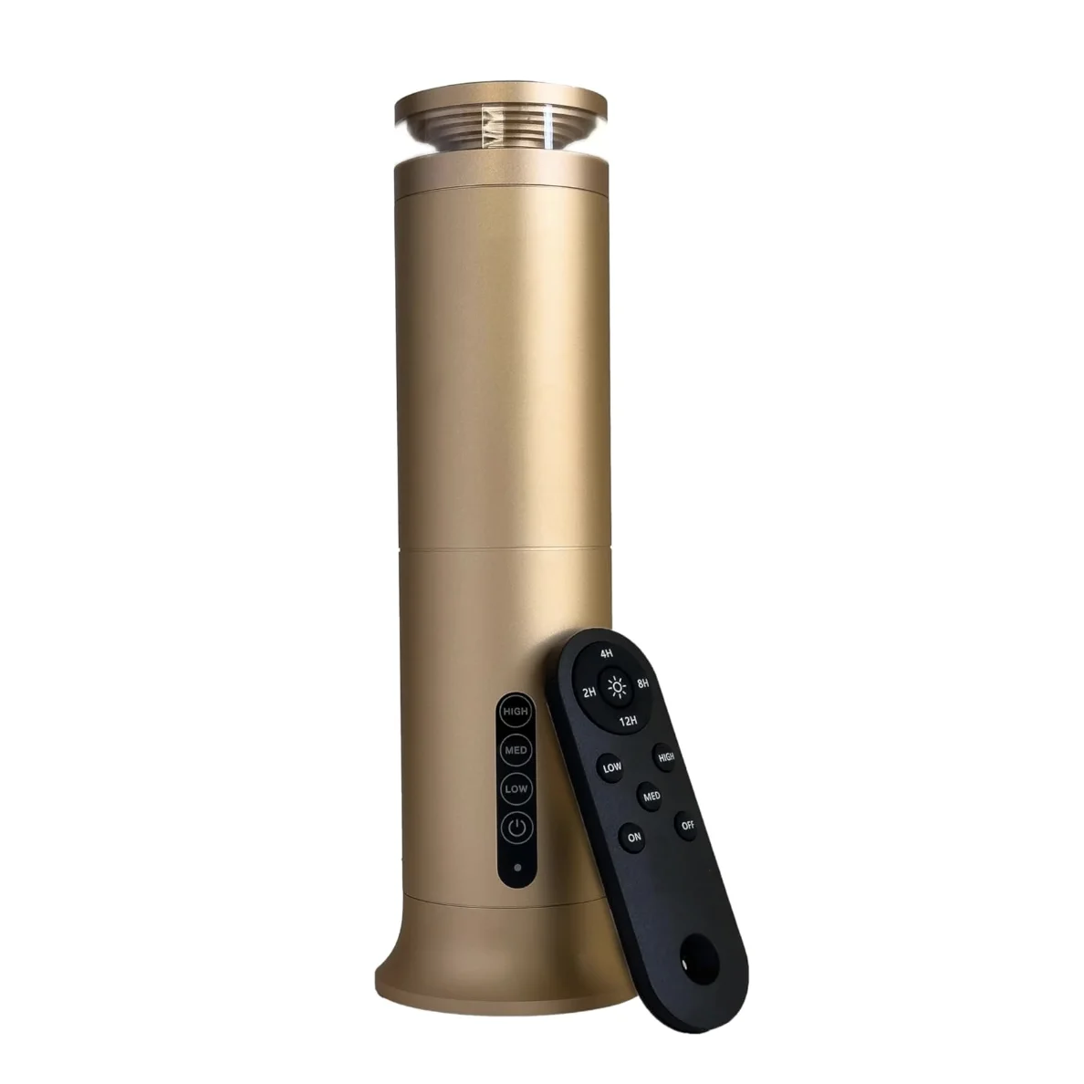 High Quality 100ml Tabletop Tower Scent Diffuser Aluminum Essential Oil Diffuser Machine with Ambient Light