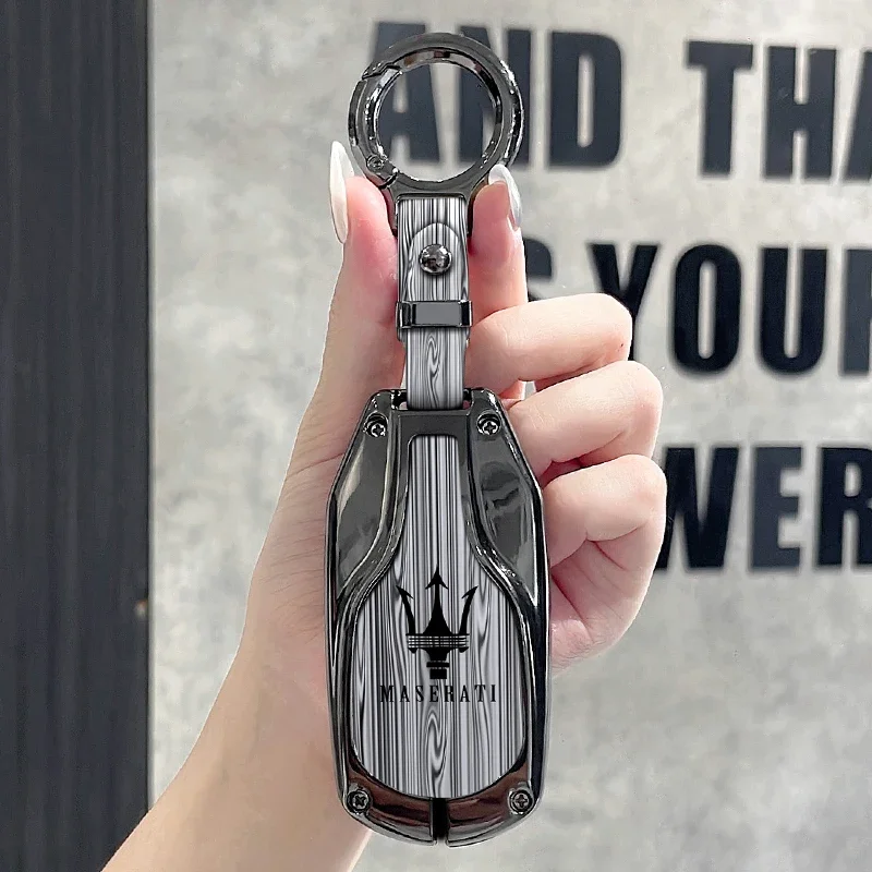 سيارة الذكية مفتاح بعيد فوب غطاء حامل قذيفة لمازيراتي جيبلي ليفانتي GT GC لو مفتاح حامل سلسلة حامي تصفيف السيارة #6