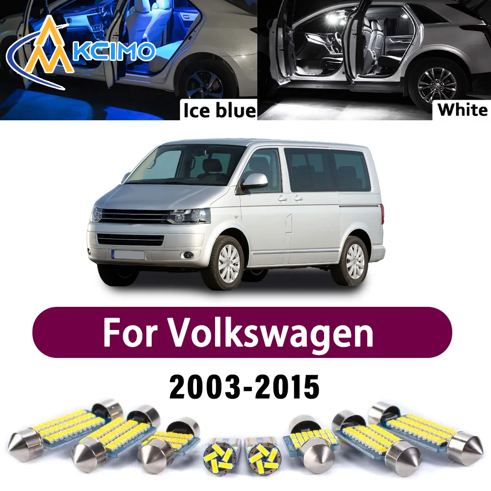 

Super Bright LED Interior Lamp Kit For Volkswagen Transporter Multivan 2003-2015 Error Free Canbus Reading Mirror Light Bulbs