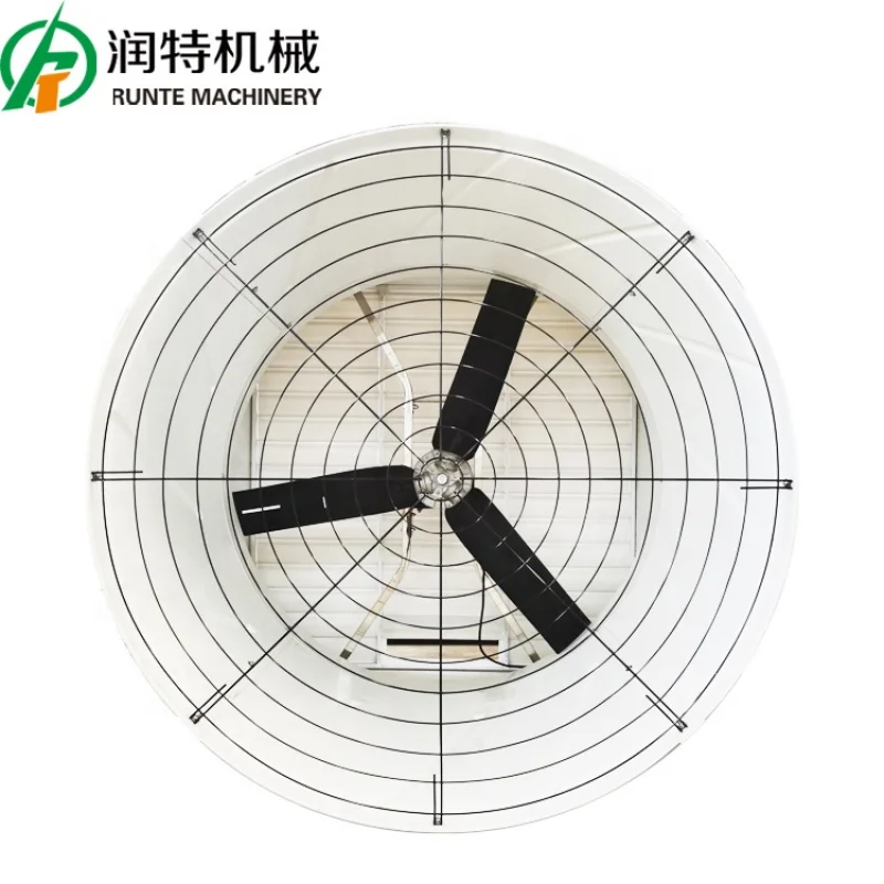 Ventilador cônico de fibra de vidro de 1630/55 polegadas de alta qualidade para fazenda de aves, exaustores industriais resistentes à corrosão