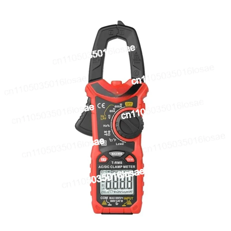 

HT206D DC AC Durrent Alligator Clip Multimeter Tester Best True Rms Digital Amp Clamp Ampere Meter on Volt