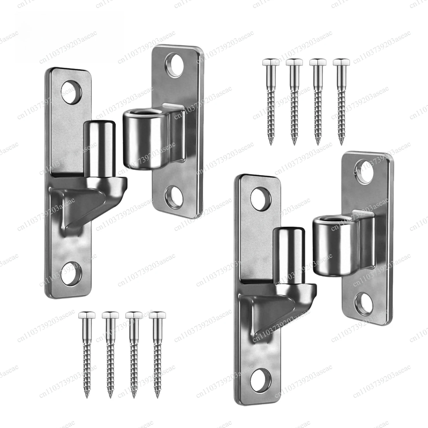 Stainless steel 304 door hinge, wall panel fence door accessories, integrated casting high-strength farm fence hardware